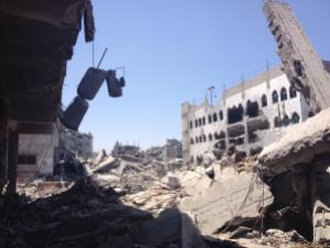 Devastation in al- Shujaiya