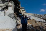 humanitarian heroes UNRWA staff amidst rubble