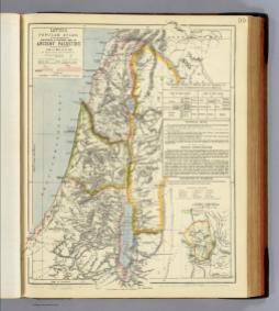 Lett's popular atlas - ancient Palestine
